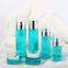 Fashionable 120Ml 80Ml Green Round Cosmetic Bottle And Lotion Jar Set