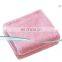 100% polyester 400gsm high pile flannel blanket two sides brushed cozy fleece throw