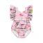 Infant Newborn Baby Girl Bodysuit Ruffled Floral Sleeveless Bubble Romper