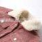 Children cotton baby girl autumn winter cotton-padded jacket coat baby bear clamp cotton coat