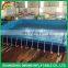 Guangzhou factory intex steel inflatable frame pool, family used swimming pool for sale