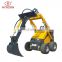 China Taian Hysoon multifunctional crawler and wheel mini skid steer loader earth digger small garden machinery
