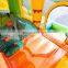 Jungle Theme Children's Inflatable Castle Combos With Double Slide