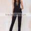 Contemporary New Coming Black Women Lace-Up Jumpsuit