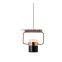 modern simple Vintage industrial wrought iron white acrylic hanging pendant lamp