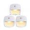 Motion sensor light, cordless battery powered LED night light, stair magnet wall light