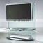High quality polished edge tempered furniture glass for tv stand