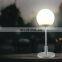 Magic Ball Christmas gift table light home decor design living study room white round plastic ball table lamp for bedroom