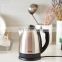 1.2L cordless stainless steel electric kettle for kitchen use