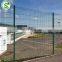 Industrial area security fencing wire fence panel with Y post and razor wire