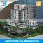 Apartment with imported organic glass miniature building scale model