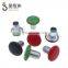 Custom colored anodized red aluminum decorative screws