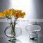 Glass Flore Vase Crystal Tall Flower Vase Center Piece Wedding For Home Decoration