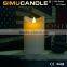 Resin flameless votive candle LED with moving wick with EU and USA patent