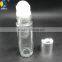 40ml Tabular Clear Roll on Glass Bottle
