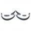 Universal Type PP Material Wheel Eyebrow Fender Flares Arch Wheel Eyebrow Protector Mudguards For All Cars