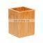 Creative office supplies bamboo and wood pen holder office stationery supplies  storage box