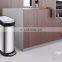 High Quality Outdoor Garbage Can Dust Bin Soft Close Stainless Steel Pedal Trash Bin 10L 40L