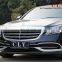 Car Body Kits grille MAYBACH Style For Benz S class w222 2018-2021 Car bumpers  exhaust tips panel
