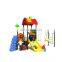 Cheap price double slide with swing amusement park equipment outdoor kids playground