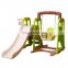 New Design Colorful Kids indoor plastic play slide with swing combined toy for Children