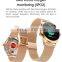 LW07 Round Touch Smartwatch Stainless Steel IP68 Waterproof Health smart watch phone for Women