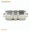 PU 1/4 union straight quick connect air press fitting connection copper gas pipe connector