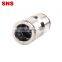 SNS JPU Series on touch nickel-plated brass union straight quick connect metal fitting pneumatic connector for air hose tube