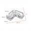 the plaSuction Cup Bathroom Accessories Wrought Iron Shampoo Storage Rack Holder Kitchen Punch Corner Frame Shower Corner Shelf