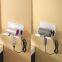 Hair dryer rack Punch free toilet wall mounted hair dryer rack Bathroom air duct storage rack