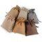 Customized Wedding Party Burlap Pouch Small Linen Bag