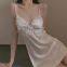 1 Pieces Ladies Satin nightgown