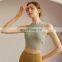 Custom Women High Neck Yoga Fitness Tank Tops Workout Quick Dry Breathable Sports Bras