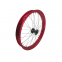 High quality aluminum alloy red motorcycle wheels by 2025, available for special customization