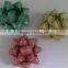 2014 the newest design Glitter with lace decorative border Star Bows or Garland Ribbon Flower For Christmas/Wedding Celebration
