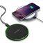 Desktop Super Slim Fast Portable Wireless Charger Pad Mobile Phone 15W aluminum alloy Wireless Charger Pad For Phones And Others