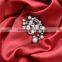 Factory Wholesale Wedding Jewelry Pearl Rhinestone Brooch in Silver Plated for Sale