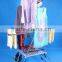 Portable Folding Stainless Steel Gift Christmas Clothes Rack