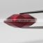 high quality synthetic gems machine cut oval ruby corundum gemstone