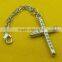 2015 New Arrive Metal Cross Shape with Rhinestone Charms For Dress -- ML5003