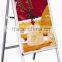 customized size aluminum alloy Single side poster aboard