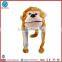 animal shape winter warmly plush hat toy stuffed toy hat