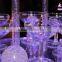 GH-RZ194 heart shape Acrylic Cocktail wine rack/ custom wine display stand