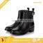 Full Grain Leather Ankle Boots Shoes with Zip for Girls Ladies in 2015 Winter