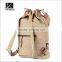 Customized 2016 Trend Fashion Products Design Your Logo Canvas Women Drawstring Backpack