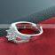 Wholesale top fashion adjustable size cute lovely butterfly 925 sterling silver ring with ca stone