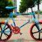 20 Inch Fixie Bike / Single Speed Bike Fixed Gear / Aluminum Alloy Bicycle Frame and Fork