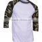 New design mens custom half sleeve camo shirt 100% cotton camouflage sleeve t shirts wholesale