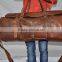Vintage Gym Duffle Bag Indian Handmade Real Leather Travel Luggage Bag