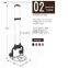 Personal 78kgs Capacity Aluminum Foldable Hand Truck with polyster bag